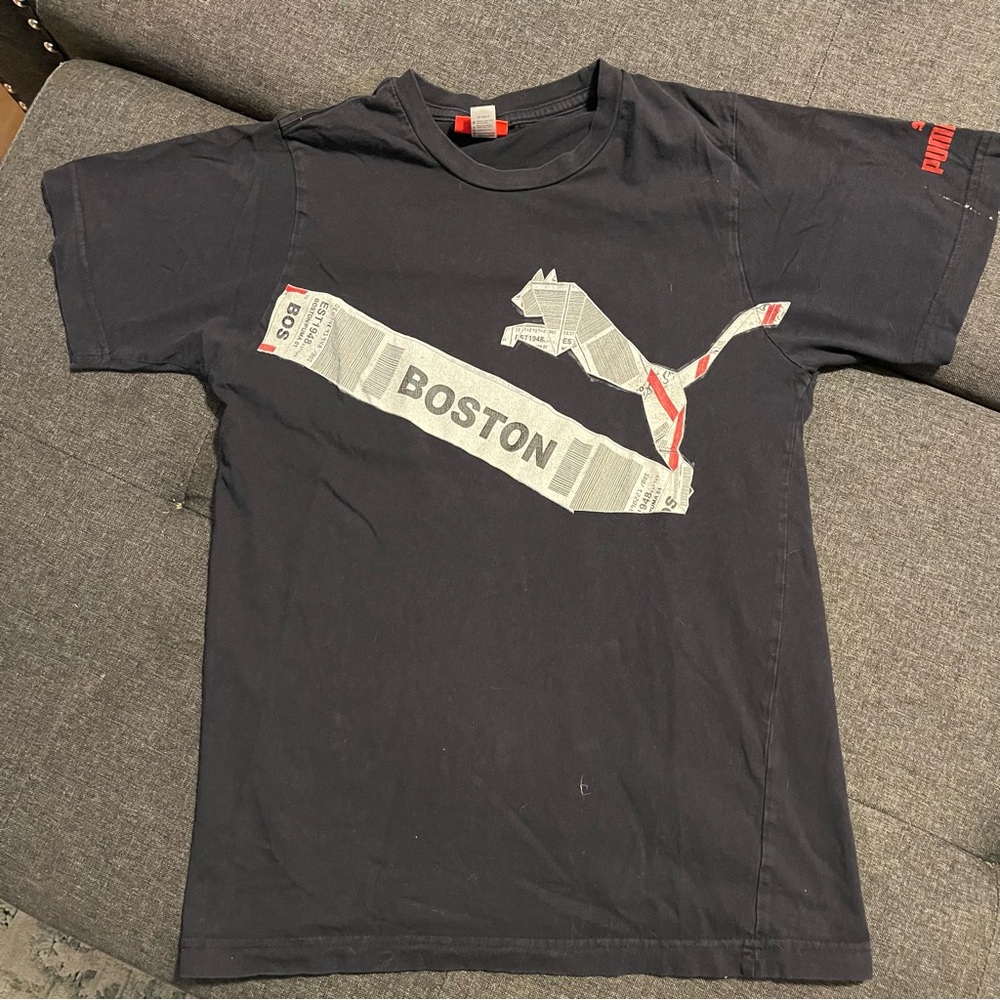 Puma Black Boston Graphic Tee